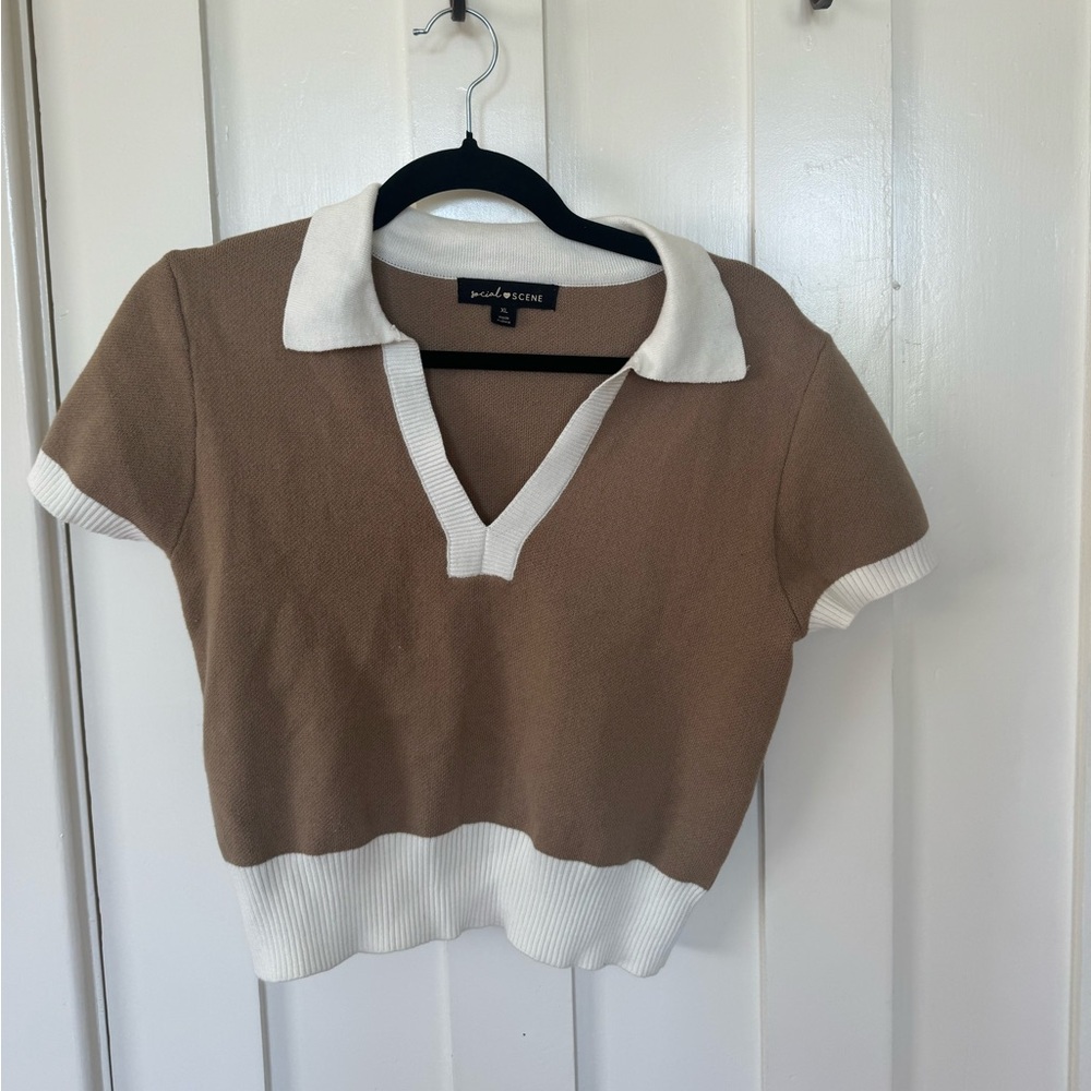 Social Scene crop top
